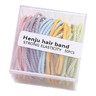 儿童高弹力发绳女扎头头绳女童高马尾发圈头饰女孩橡皮筋宝宝皮套