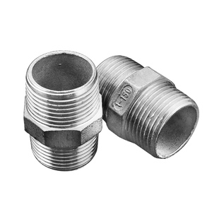 201/304/316不锈钢接头/六角外丝内接头/双头对丝 DN15/20/25/32