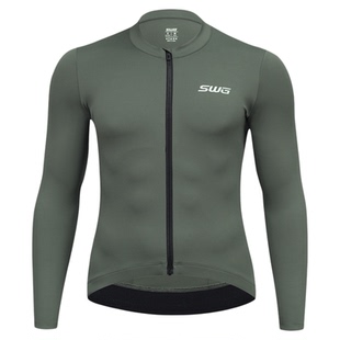 SWG铭胜骑行服套装上衣抓绒保暖男款长袖长裤户外单车运动服冬季