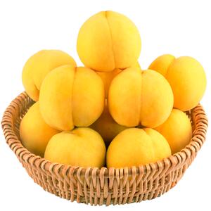 黄桃山东蒙阴黄毛桃水果新鲜整箱应当季孕妇5斤油蜜脆软甜大桃子