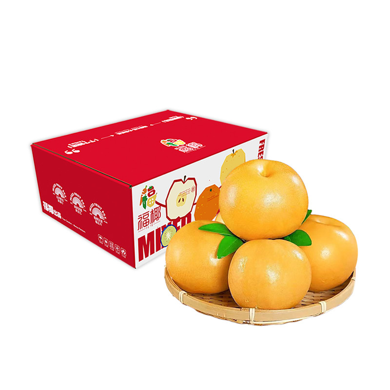 福椰秋月梨脆甜多汁现摘礼盒