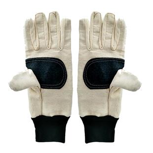 三层帆布手套劳保耐磨工作加长款加厚耐高温防烫工作工业专用手套