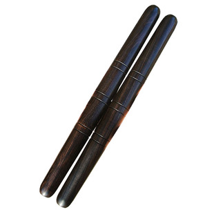 马拉棒实木大鼓棒黑檀乌木鼓槌枣木鼓锤耐用成人椿木醒狮棒一对