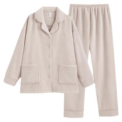 情侣法兰绒家居服睡衣