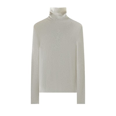 可机洗一线成衣堆堆领羊绒打底衫