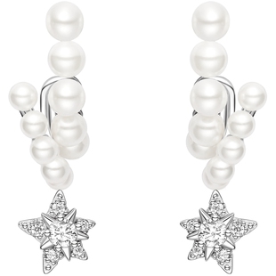 HEFANG何方流星甜梦耳环耳环耳夹轻奢配饰女高级圣诞礼物