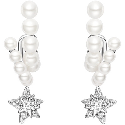 HEFANG何方流星甜梦耳环耳环耳夹轻奢配饰女高级生日礼物