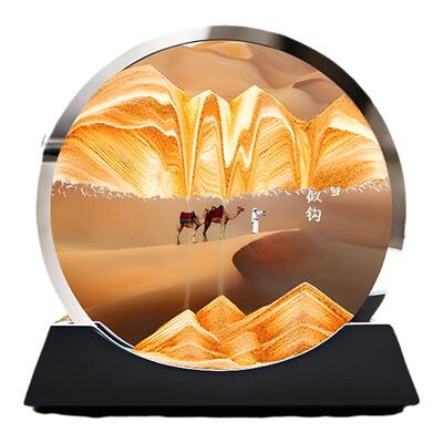 夜灯流沙画沙漏摆件装饰饰品礼物