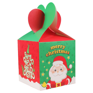 圣诞节礼物袋糖果平安夜苹果盒礼盒创意小礼品装饰平安果包装纸盒