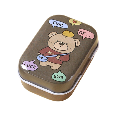 马口铁盒精致迷你收纳带盖小盒子