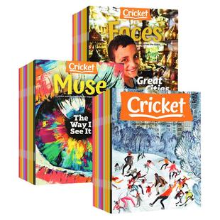 2024/2025年现货预订英文原版期刊muse/cricket/Faces美国儿童杂志蟋蟀童书年刊打包9-14岁少儿启蒙英语故事自然科普