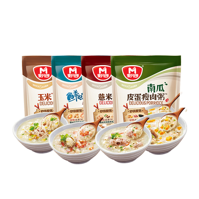 免煮冲泡排骨粥早餐宵夜