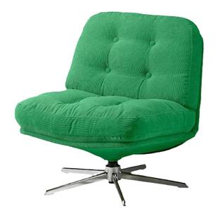 宜家杜威林格 扶手转椅 其林绿色 沙发扶手椅可旋转 减压舒适