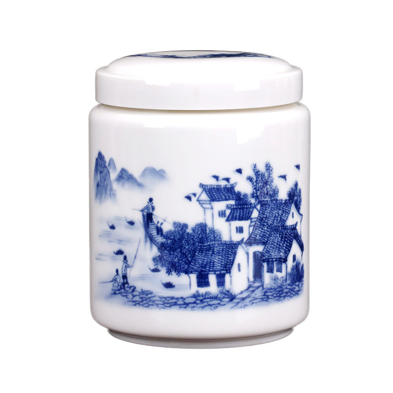 膏方罐陶瓷5斤装膏方分装罐药膏罐蜂蜜瓶茶罐茶缸笔筒罐