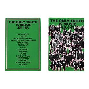 1200bookshop乐队系列扑克牌原创文艺创意趣味文创礼物高颜值纸牌