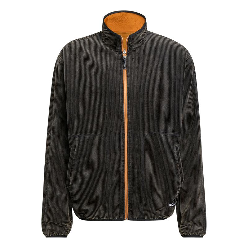 双面穿灯芯绒运动夹克外套男装秋冬新款adidas阿迪达斯官方三叶草