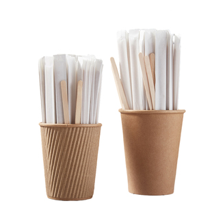 咖啡搅拌棒一次性婴儿奶粉搅拌棒木质长柄热饮独立包装蜂蜜搅棍儿