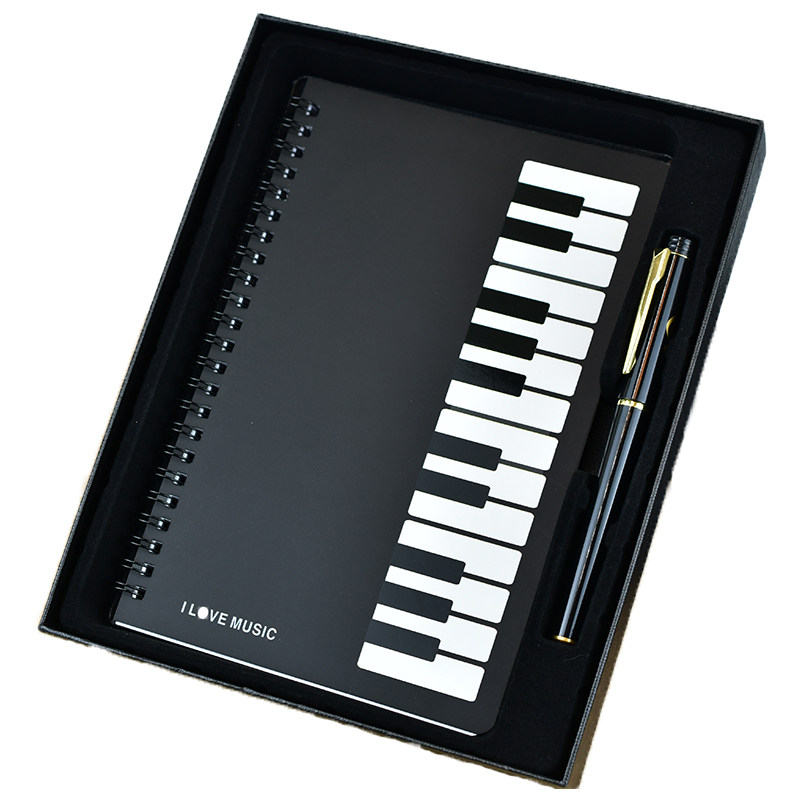 音乐上课笔记本套装钢琴记录本高音谱号学生课堂教学回课授课练琴