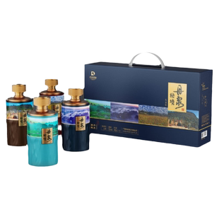 新品】丹泉53度陈酿秘境系列酱香型白酒500mL礼盒装纯粮大曲坤沙