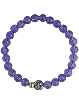 收藏级9A乌拉圭紫水晶手串转运