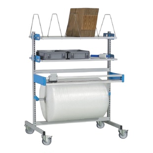 气泡膜支架缠绕膜珍珠棉切割移动打包架纸箱牛皮纸包装物料