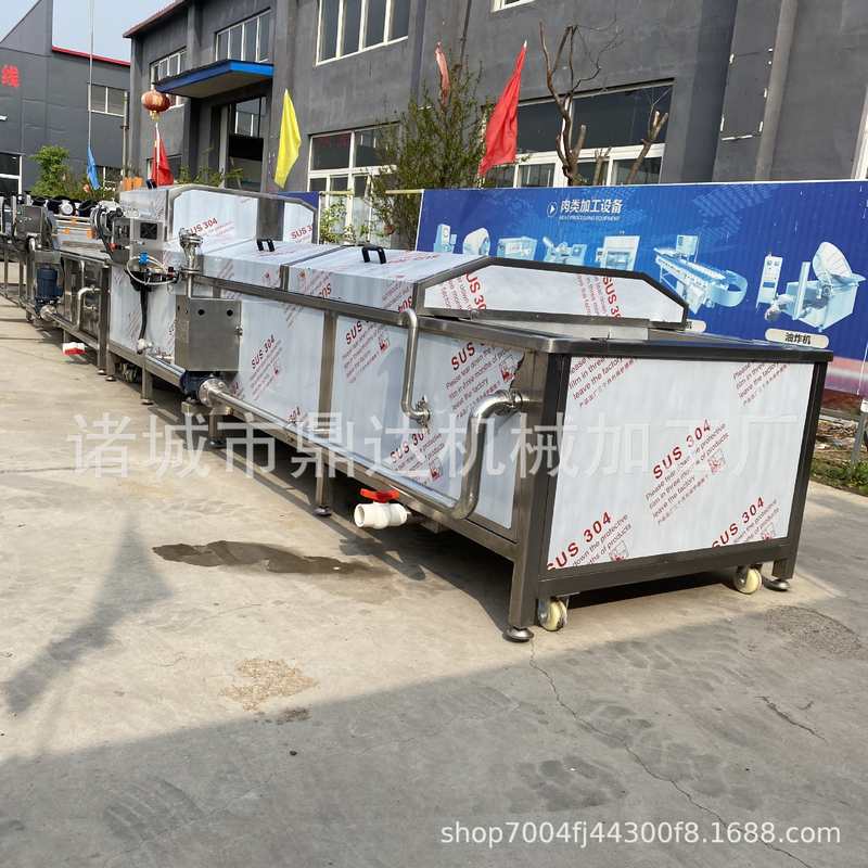 袋装咸菜低温杀菌机 水浴式巴氏杀菌流水线 酵素饮品全自动杀菌机