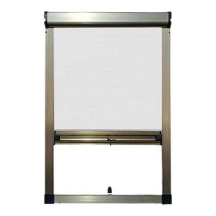 定制304不锈钢防鼠隐形伸缩卷帘式防蚊虫上下拉铝合金高清网纱窗