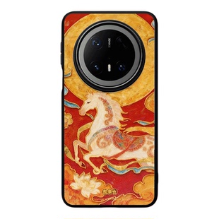 东来也适用于华为mate80promax/70Air/60pro+/pura80pro马年本命年新款荣耀magic8pro/nova15手机壳瑞马呈祥