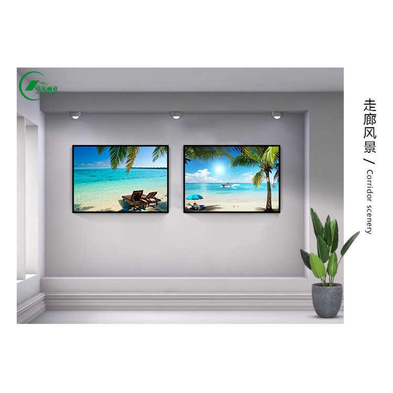 卧室床头装饰画客厅房间墙面装饰壁画酒店宾馆挂画单幅风景海景画