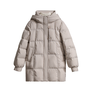 妈妈冬装高端品牌羽绒服新款中年女装加厚防寒服中老年人保暖外套