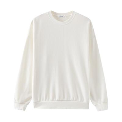 美特斯邦威加绒慵懒气质针织卫衣