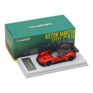 现货Fine Works 1:64阿斯顿马丁火神合金汽车模型 铁底开机盖仿真