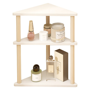 转角置物架三角形墙角三脚架桌面拐角收纳展示柜小尺寸层架可定制