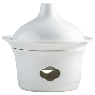 大号高级餐厅加热炉翅盅婚宴高颜值陶瓷鱼翅盅燕窝盅补品汤煲汤盅