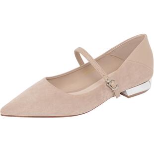 reemoor2026春夏新款法式复古方头玛丽珍鞋女平底单鞋女鞋睿慕