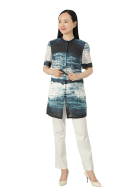 靓诺衬衫2021夏季女装新款短袖