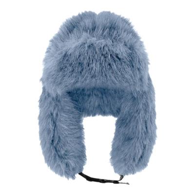 24ans 蓝/黑 环保貂毛雷锋帽 御寒北方零下！