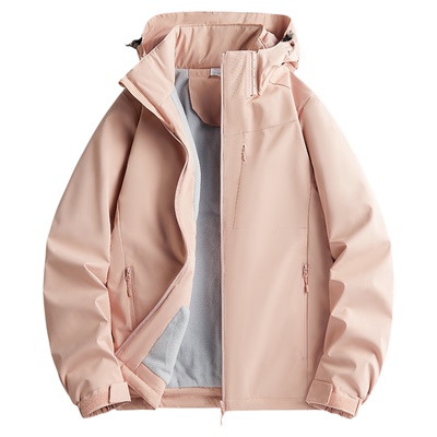 稻草人防风一体绒男女春秋