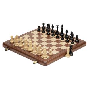 A&A CHESS/领御 高档实木国际象棋套装/便携式棋盘可折叠西洋棋