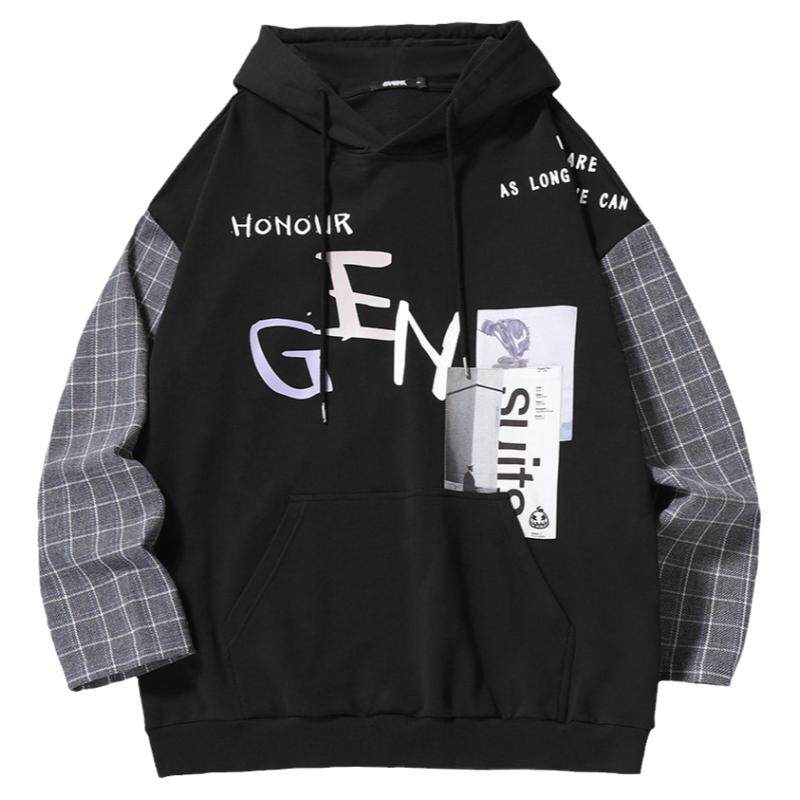 GENANX闪电潮牌连帽卫衣