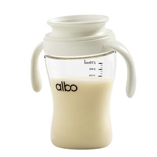 albo嘬口杯宝宝杯子婴儿啜饮喝水杯家用儿童嘬饮牛奶杯唇控学饮杯