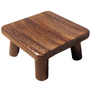 日式榻榻米飘窗桌小茶几禅意实木炕几东北家用炕桌矮脚小方桌地桌