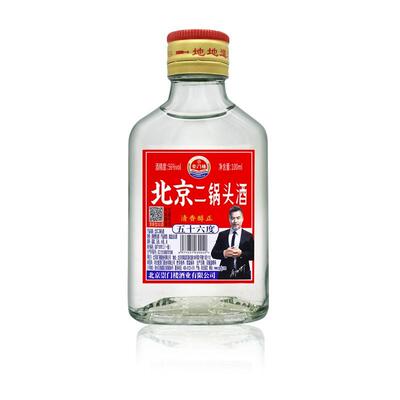 崇门楼北京二锅头56度100ml 瓶装小酒
