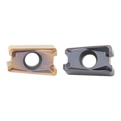 数控快进给LNPU110408SRGE硬质合金铣刀片双面钢件不锈钢铣削刀粒