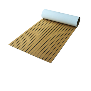 游艇仿柚木地板240*60cm改装地毯船用甲板防滑地垫游艇专用地板