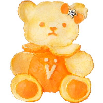 YVMIN尤目 橘子熊发夹发卡边夹设计师首饰生日礼物女生新品