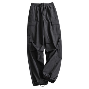 防风御寒拒收防污加绒加厚宽松直筒工装裤机能运动休闲裤女裤Q167