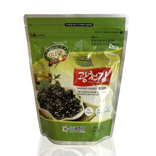 广川炒海苔碎橄榄油绿茶70g芝麻紫菜拌饭韩国进口广泉