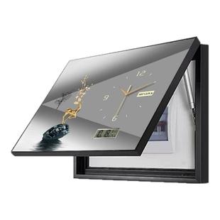 北欧风电表箱装饰画2025新款万年历时钟表家用配电箱遮挡画电子钟