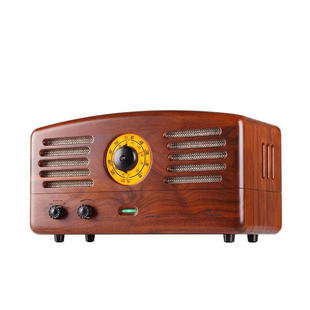 猫王音响收音机电子管猫王1胡桃木家居典藏大猫王无线蓝牙音箱